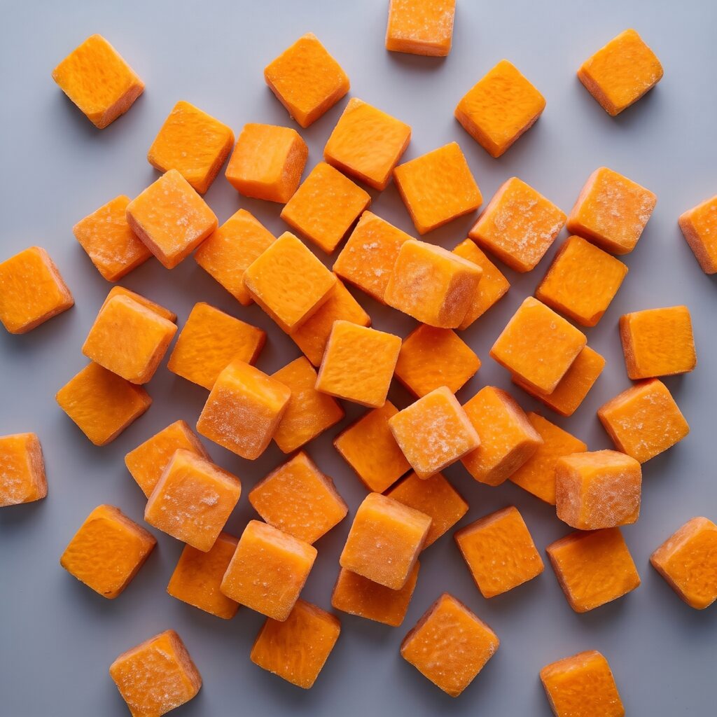 IQF diced turmeric