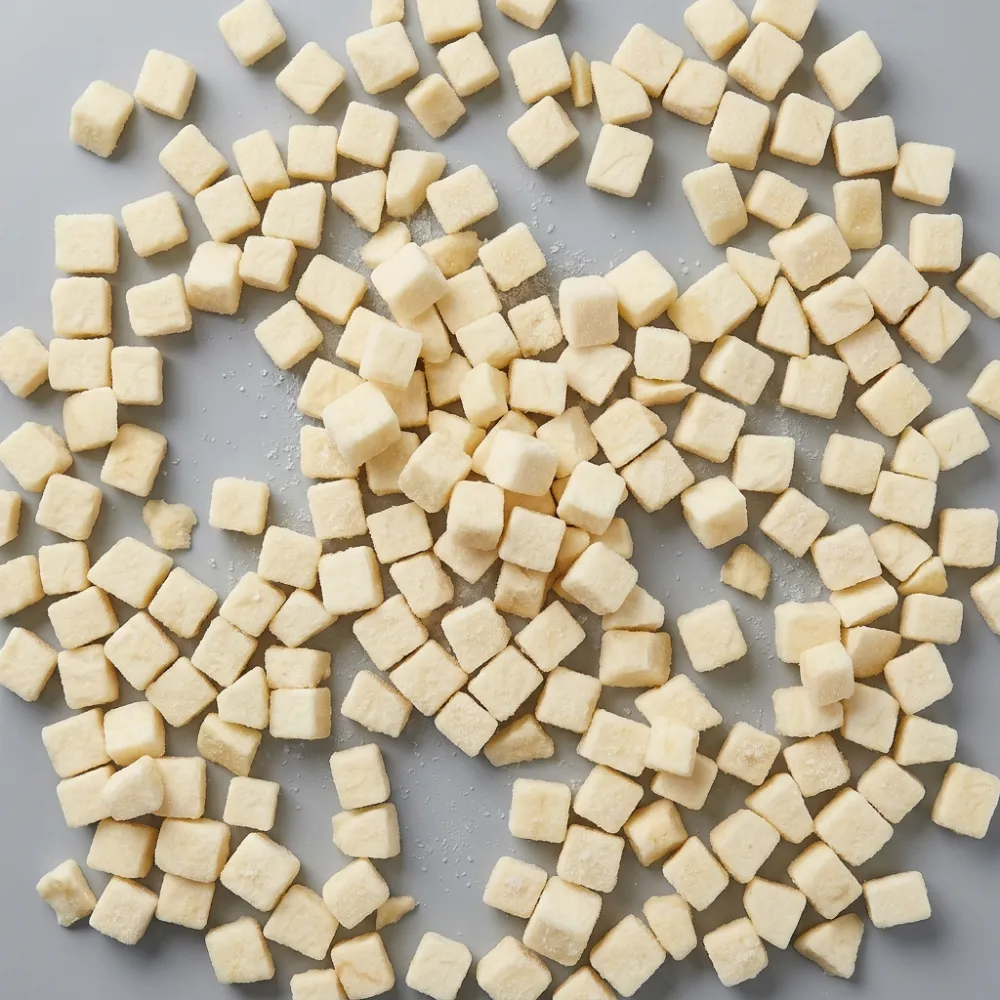 IQF diced frozen apples