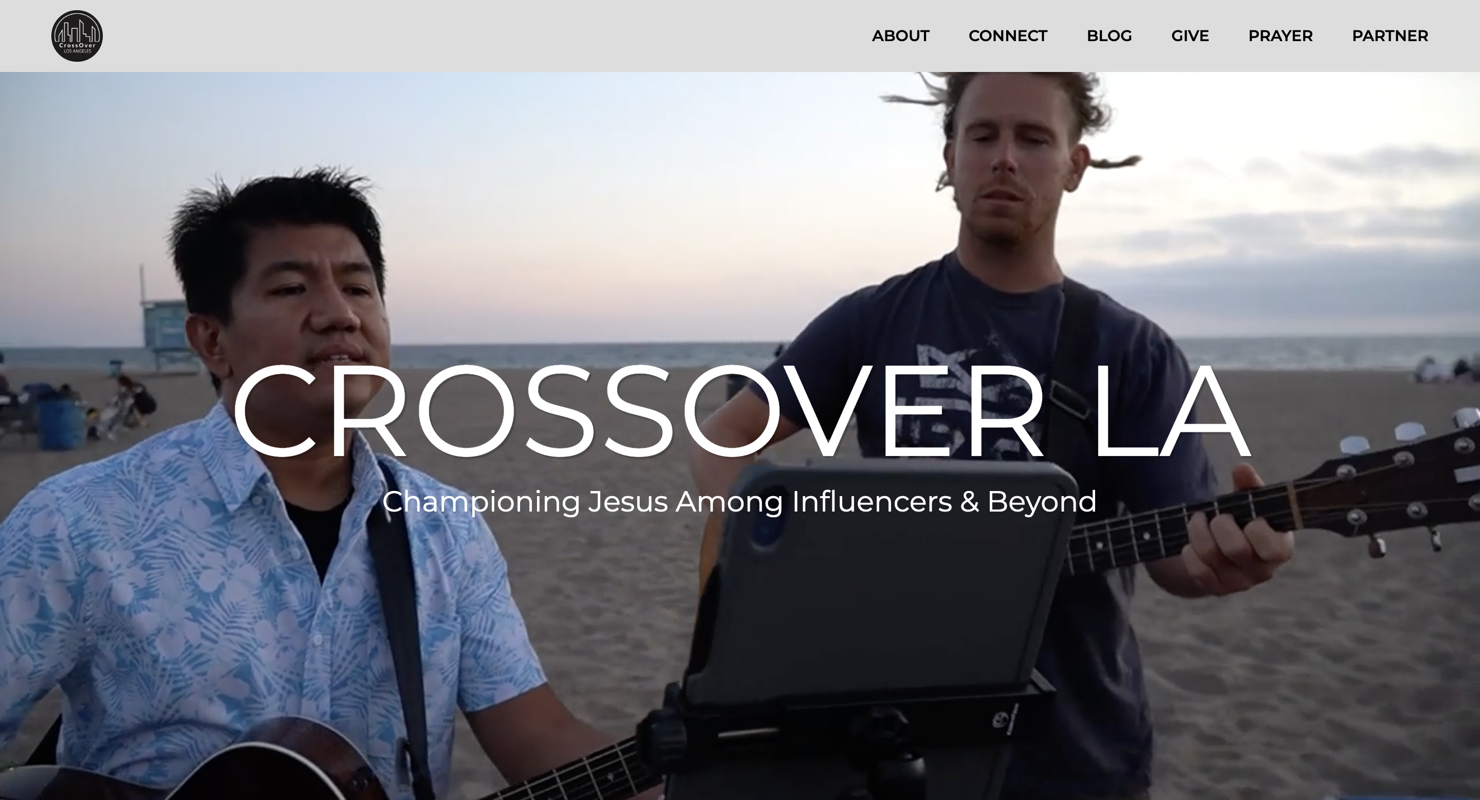 A thumbnail image for CrossOver LA website.