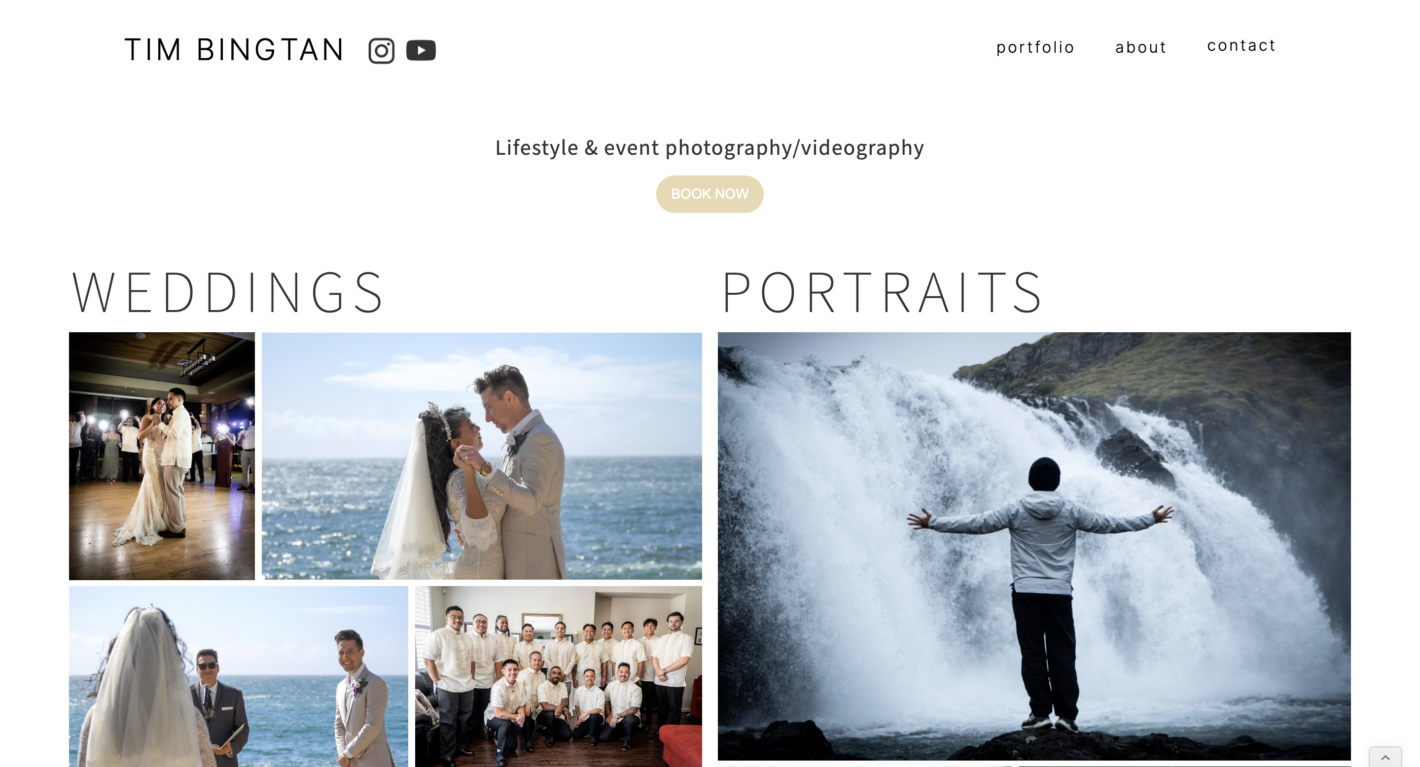 A thumbnail image of the Tim Bingtan Media website.