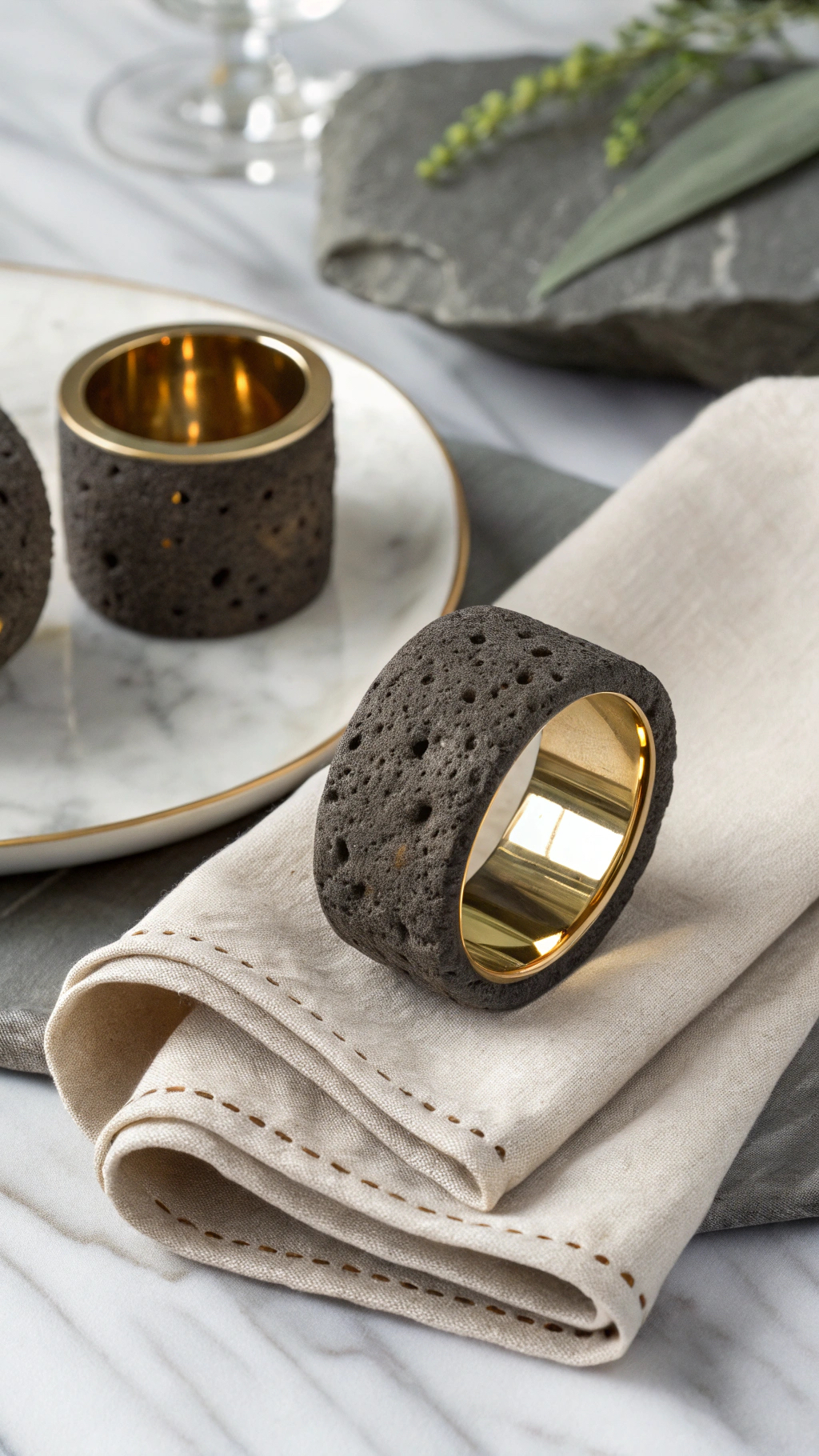 Metztli Napkin Rings