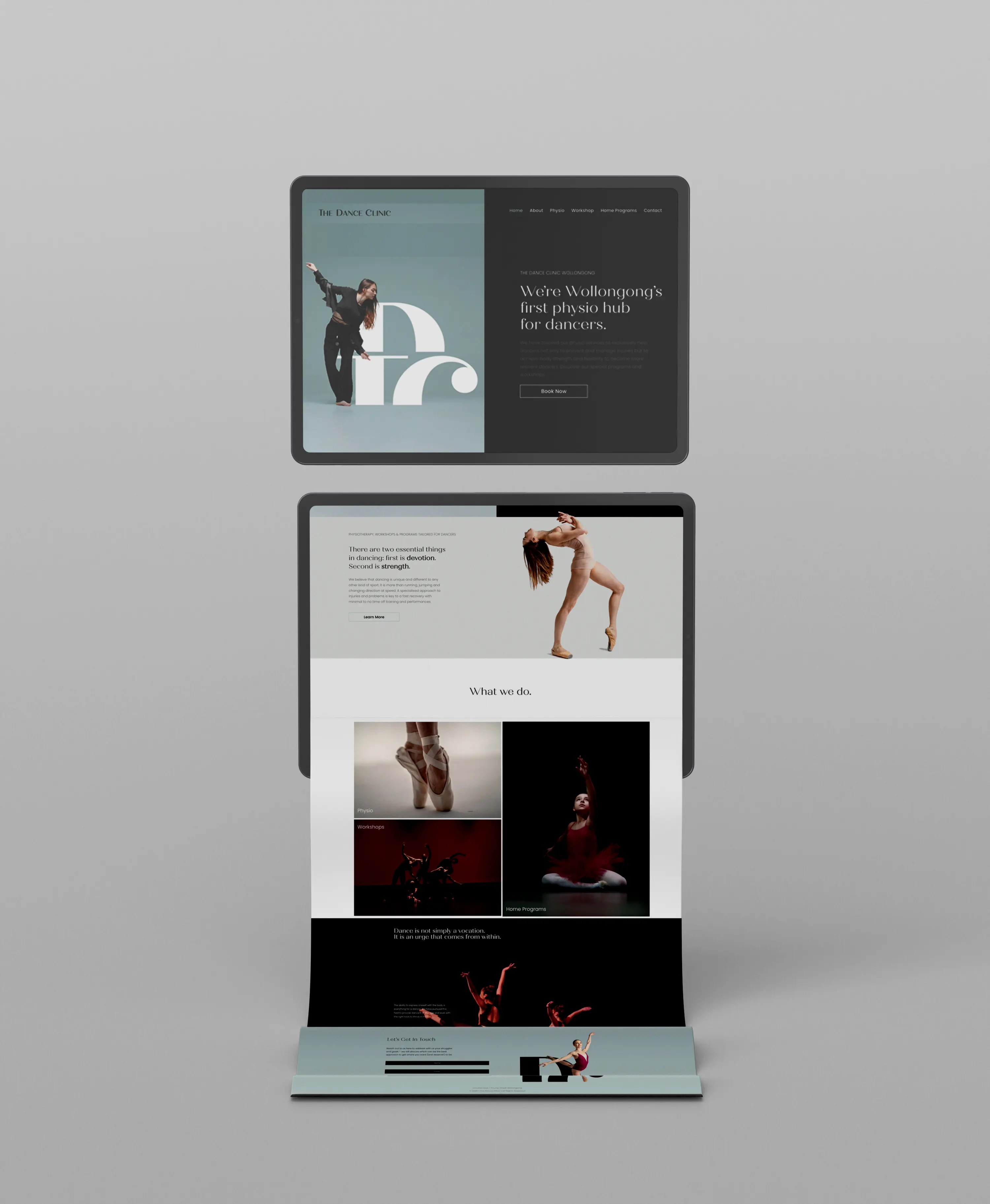 Website design for TDC by Adcraft Studio.