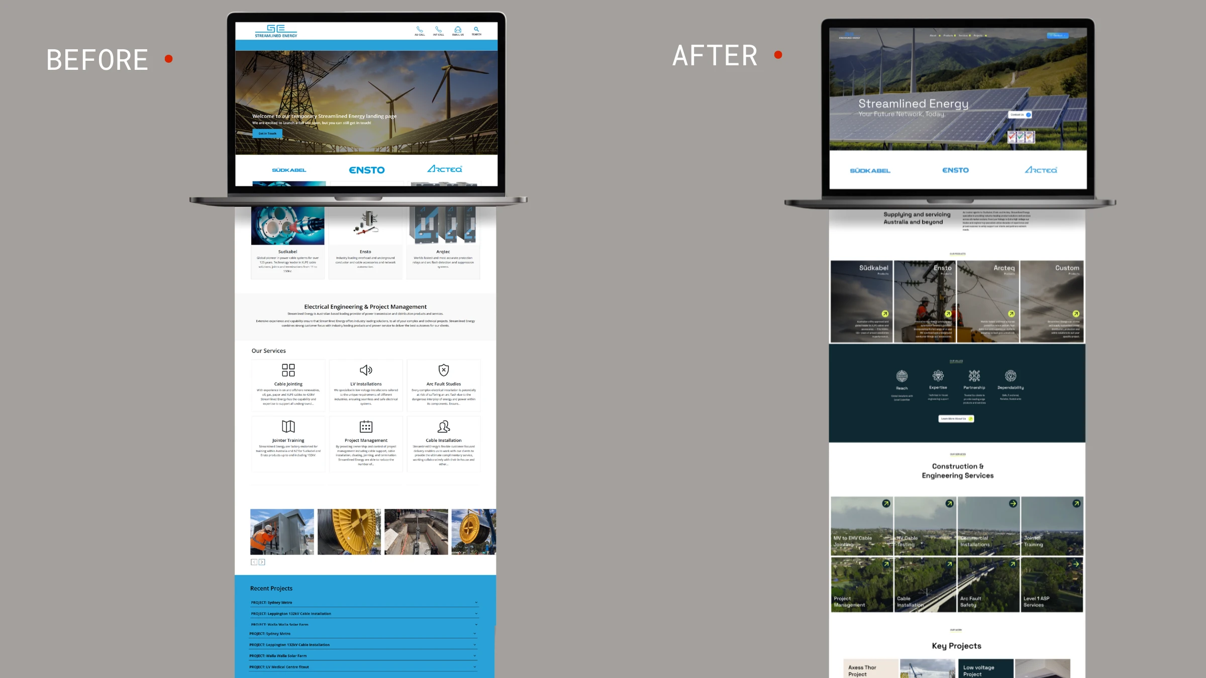 Streamlined Energy project showcase by Adcraft Studio