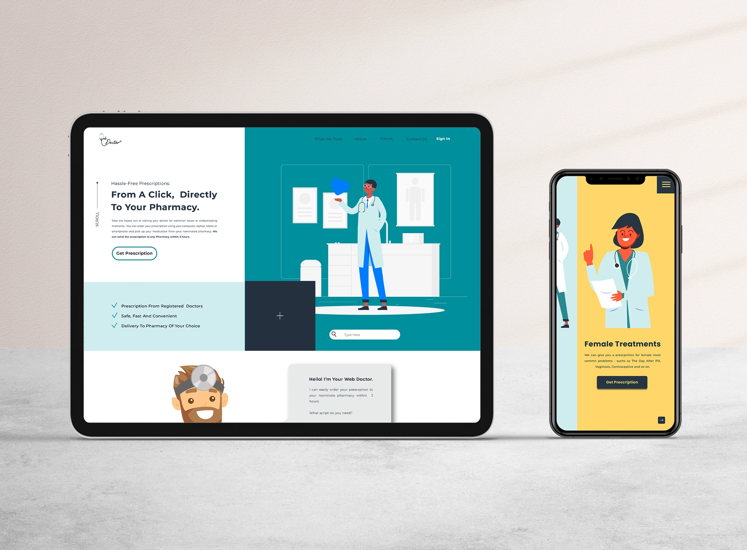 WebDoctor project showcase by Adcraft Studio