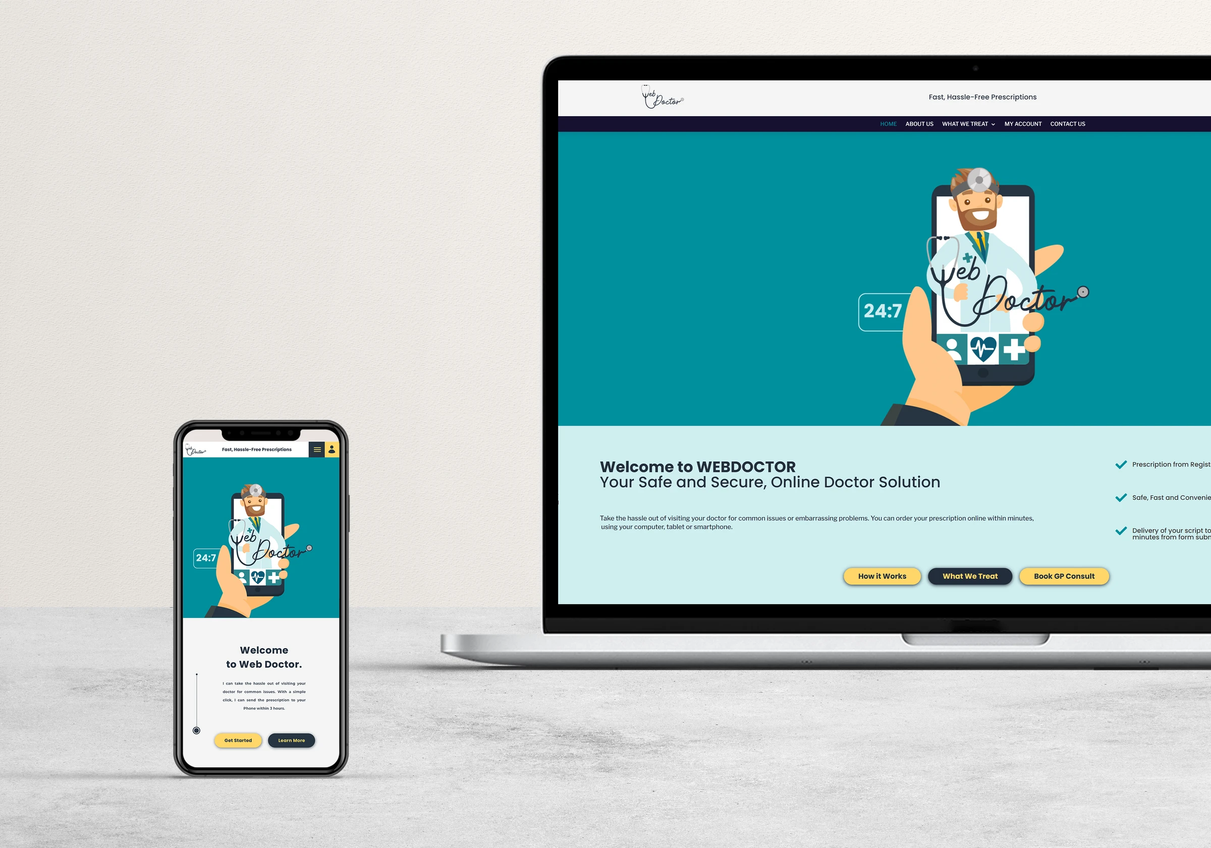 WebDoctor project result by Adcraft Studio