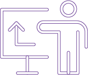 Sales Team presnting icon