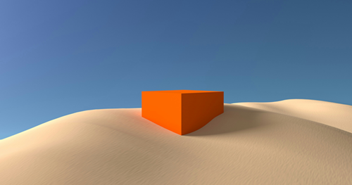 LumiPath box in sand testing space