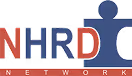 NHRD Network logo with blue puzzle piece.