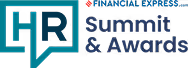 Financial Express HR Summit & Awards logo with stylized HR letters inside a speech bubble.