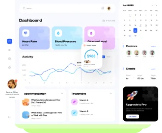 User dashboard image