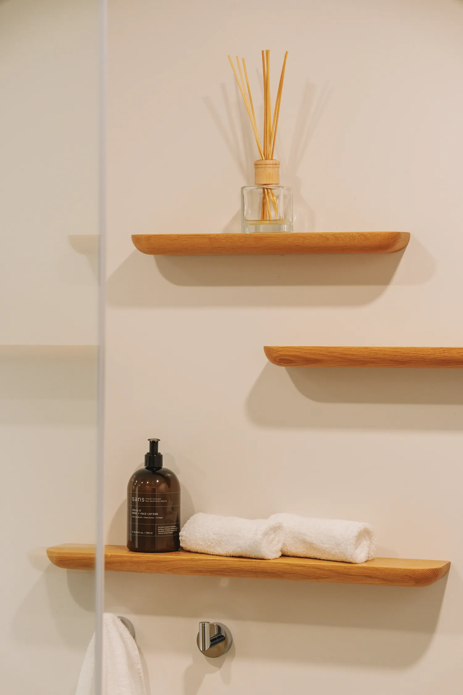 Bathroom amenities in the Ocean View Room