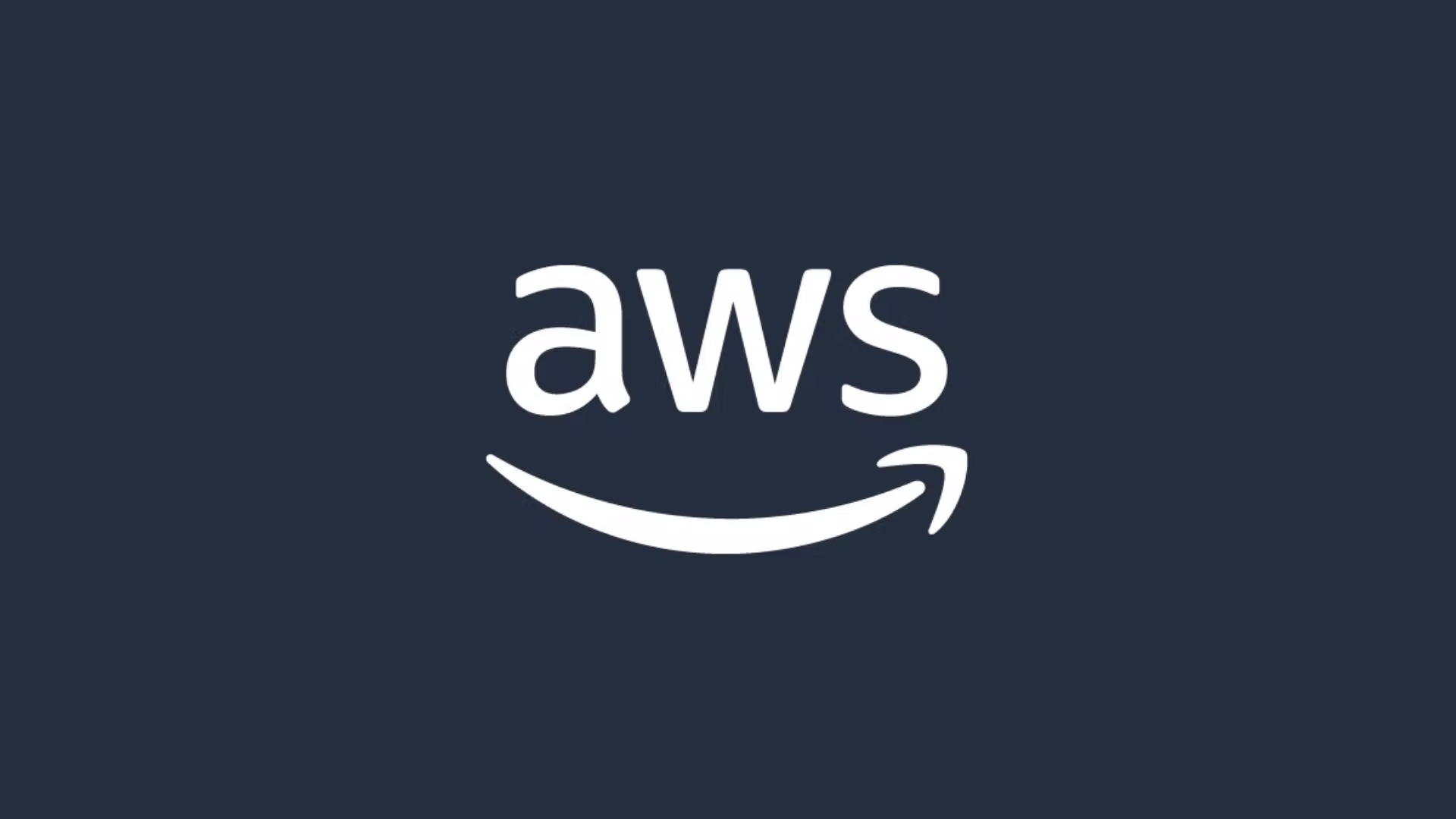 โลโก้ AWS แพลตฟอร์มคลาวด์จาก Amazon