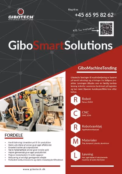 Robot og CNC-maskine