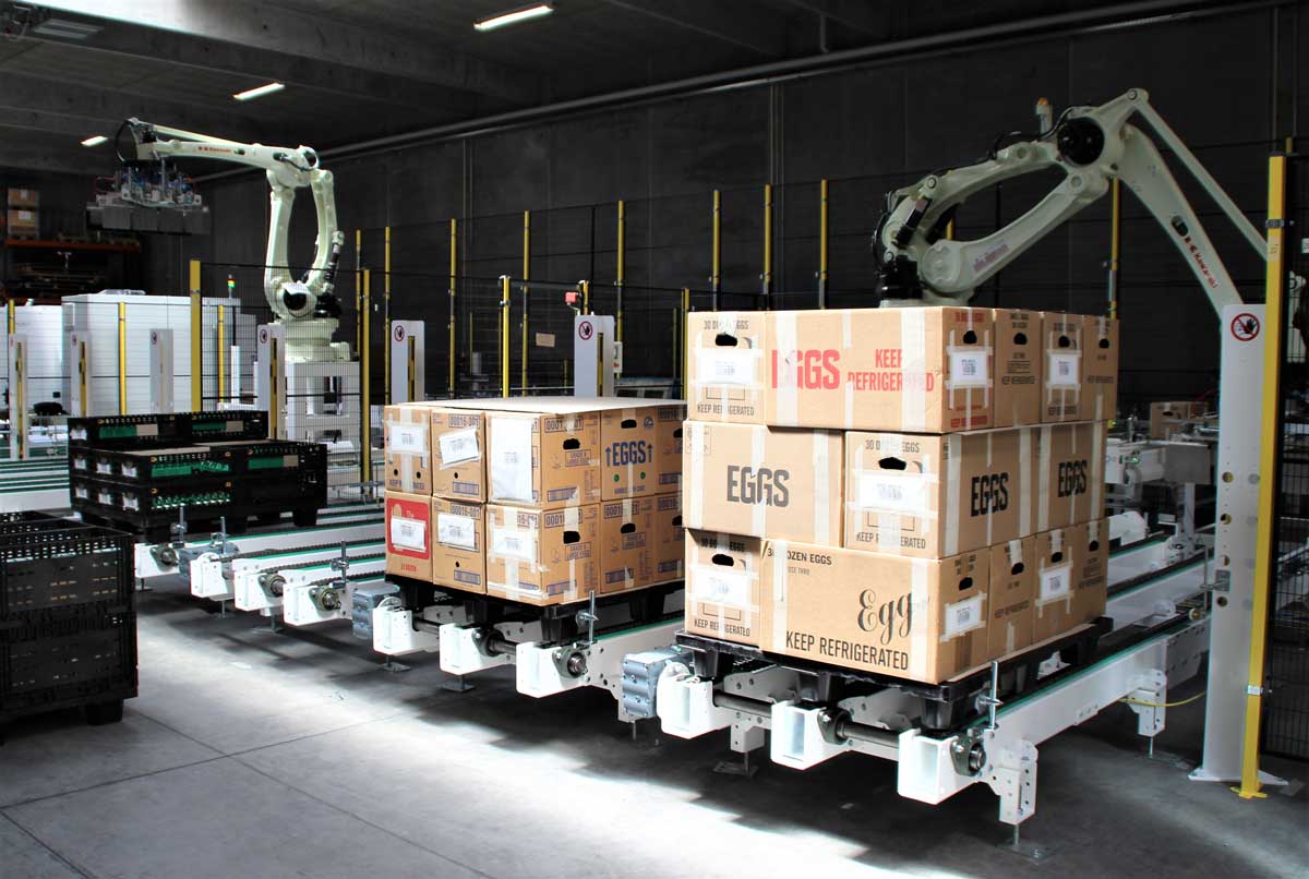 GiboPack'n'Palletize: robotter palleterer kasser