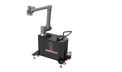 GiboCobotFlex: cobot monteret på mobil vogn