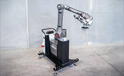 CobotFlex: Auf einem mobilen Wagen montierter Cobot