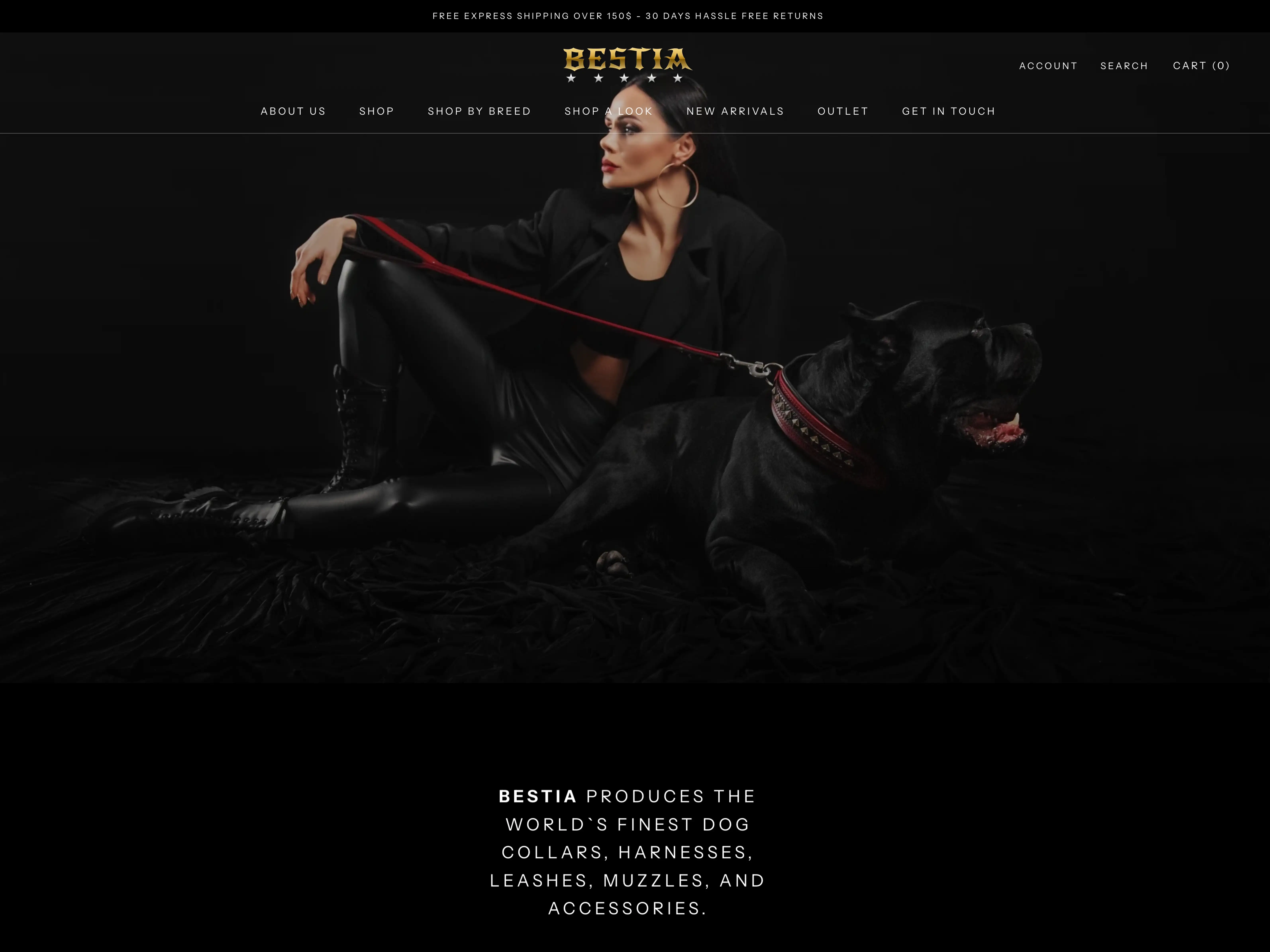 Bestia website