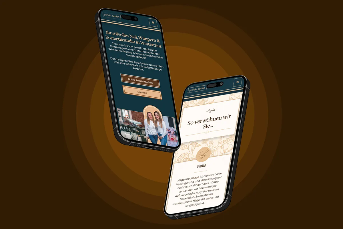 Webseite für Beautysalon Referenz