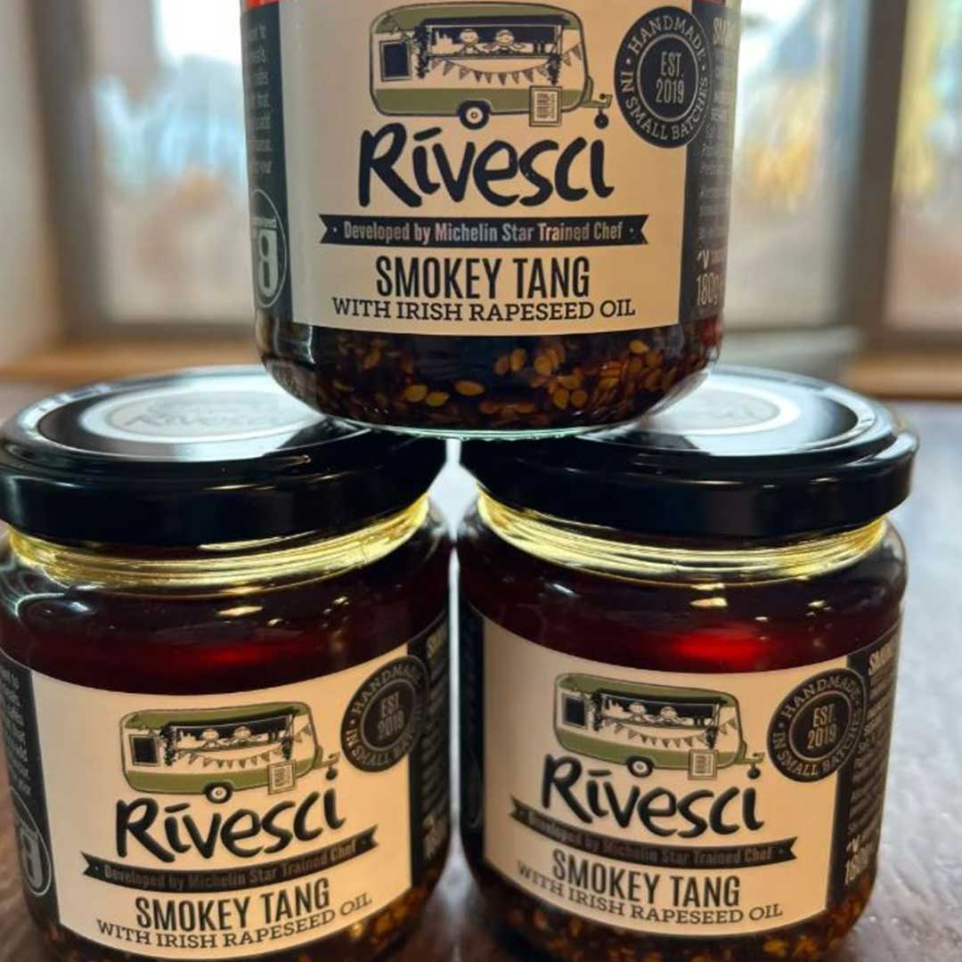 Roots Farm Shop local produce - Rivesci Smokey Tang in glass jars