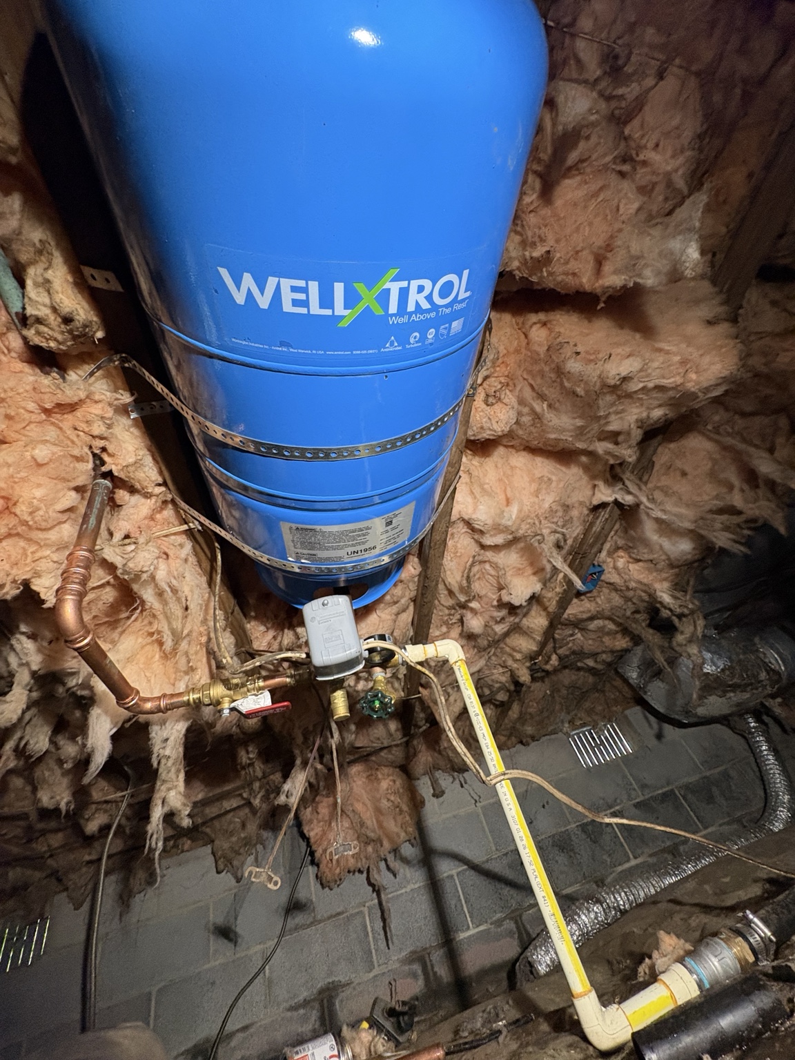 Completed well pressure tank replacement in West River, Maryland