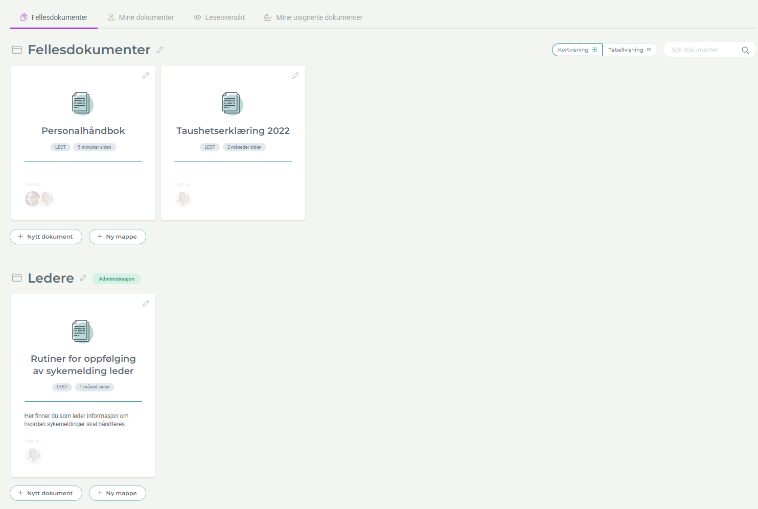 Dottie HR - Dokumenter