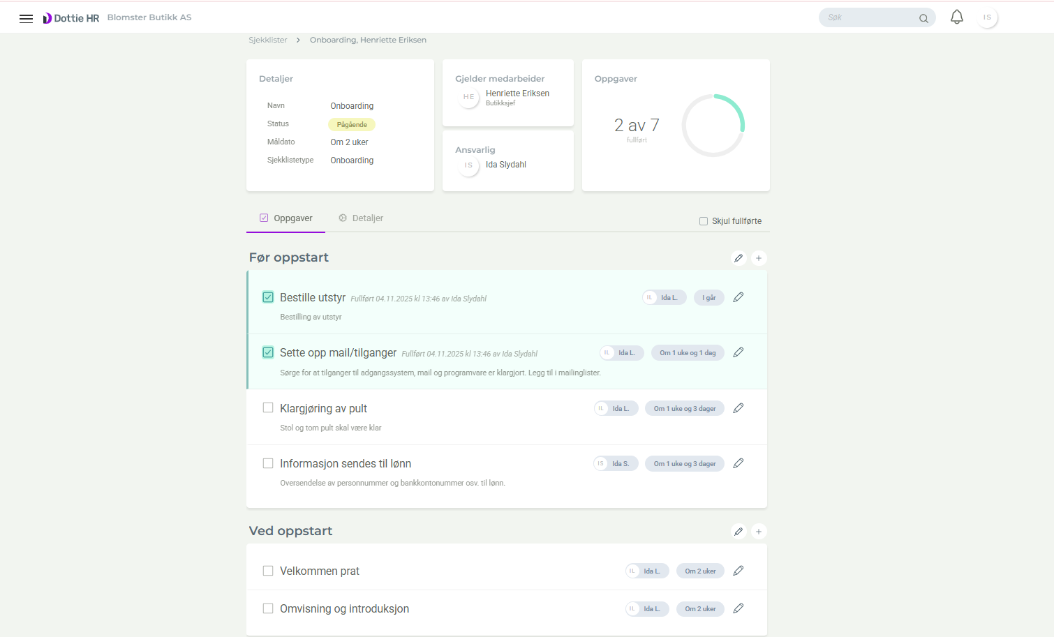 Dottie HR - Onboarding & offboarding