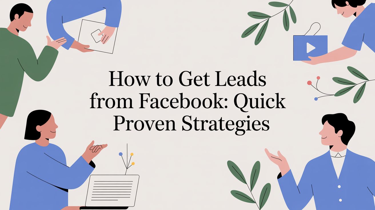 How to Get Leads from Facebook: 4 Simple Steps That Actually Work