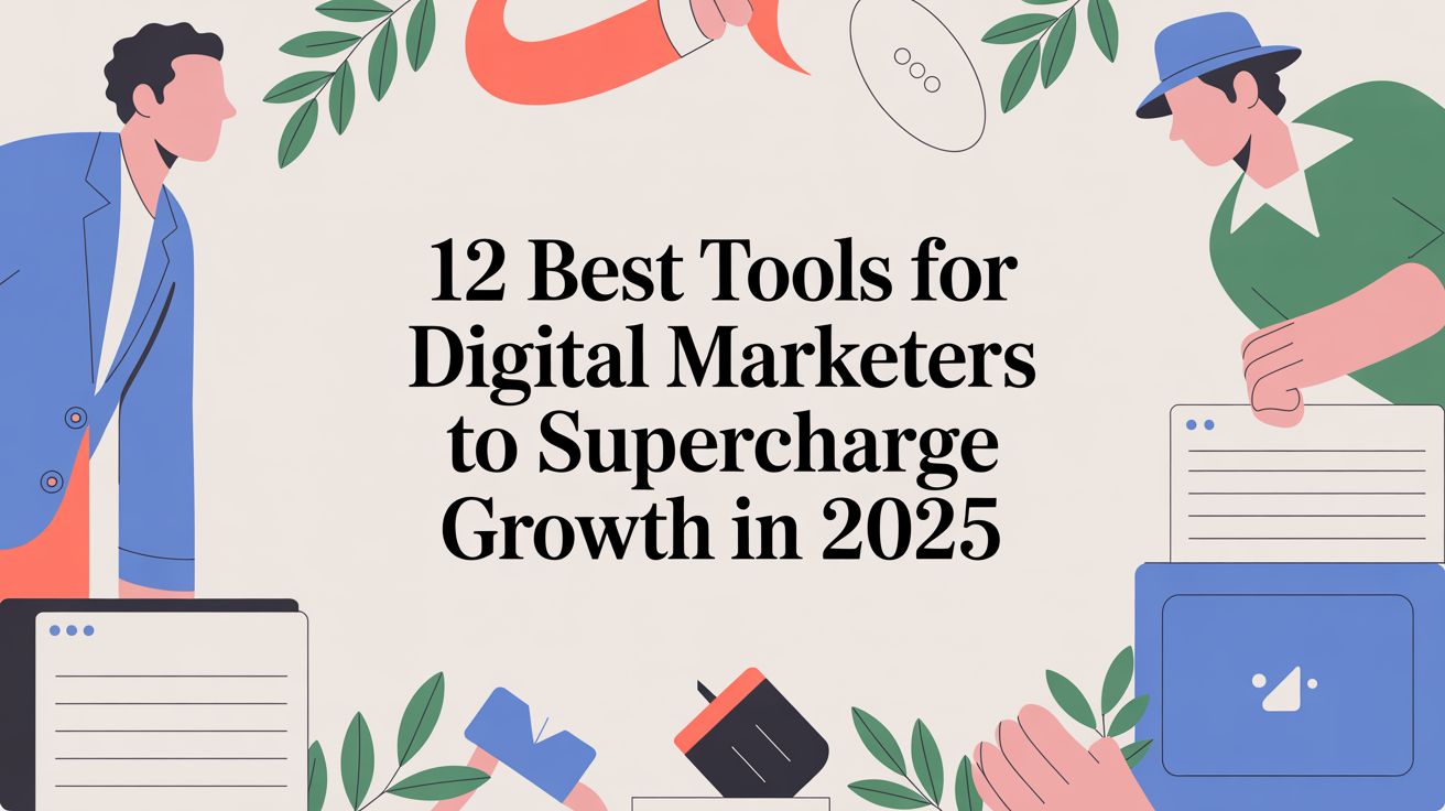 12 Best Tools for Digital Marketers to Supercharge Growth in 2025