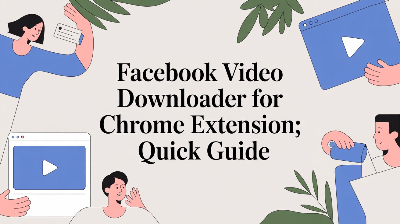 Your Quick Guide to the Best Facebook Video Downloader for Chrome Extension