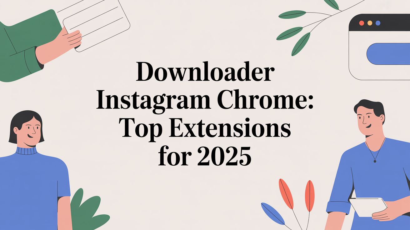 downloader instagram chrome: Top Extensions for 2025