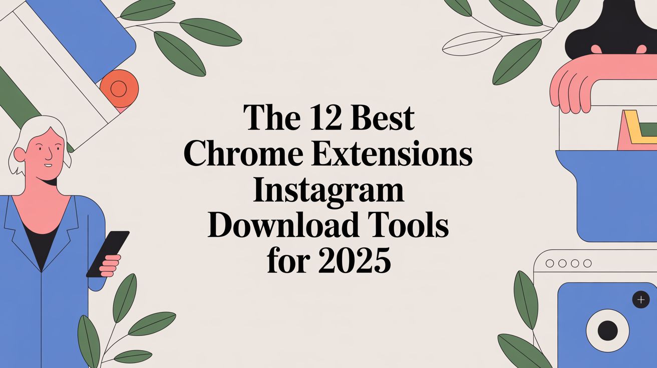The 12 Best Chrome Extensions Instagram Download Tools for 2025
