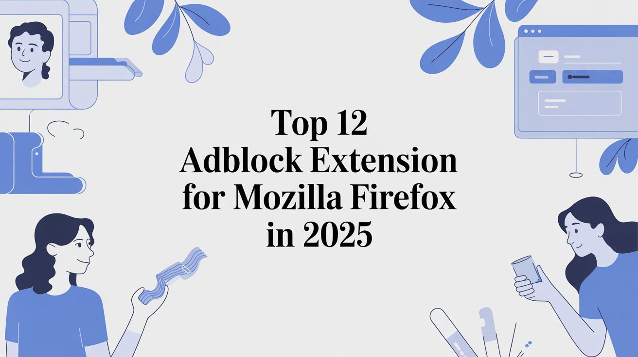 Top 12 Adblock Extension for Mozilla Firefox in 2025