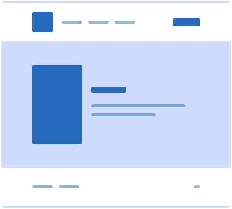 Website layout