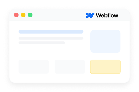 Création de site internet Webflow