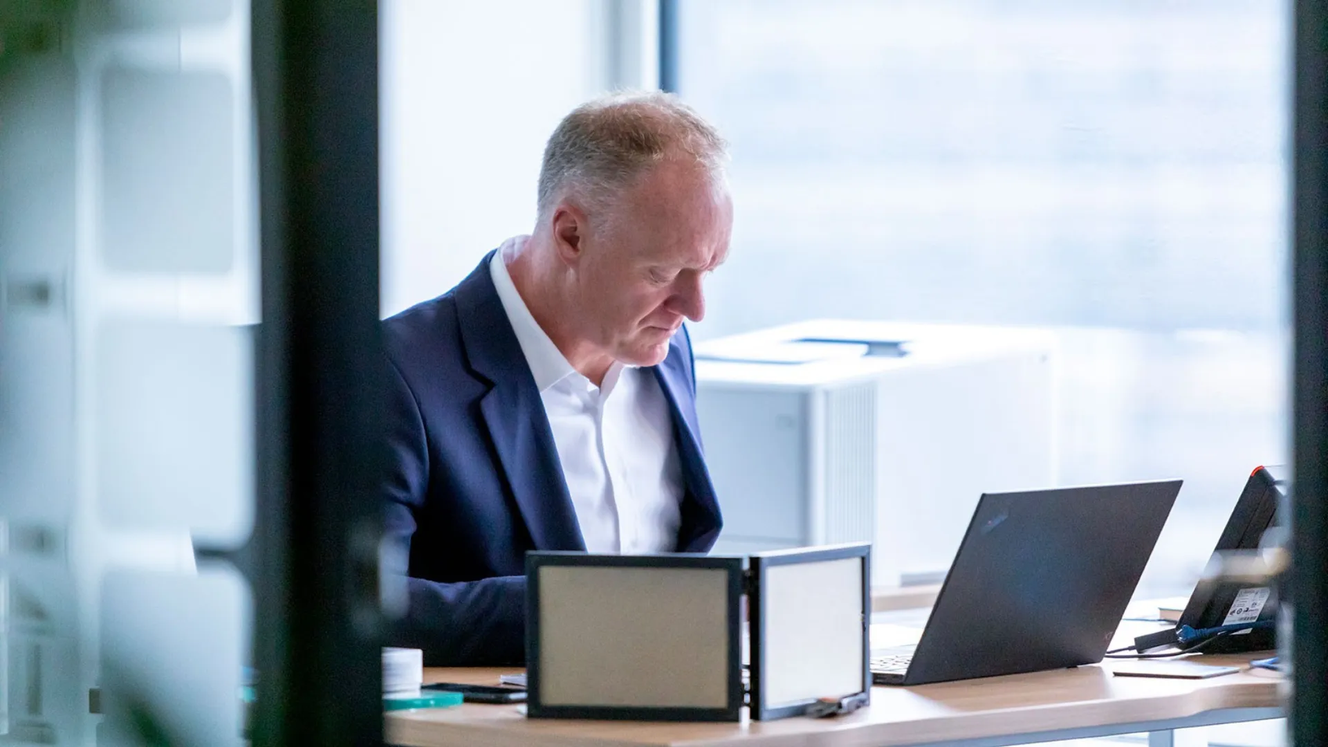 Managing Partner Rob Short at his desk