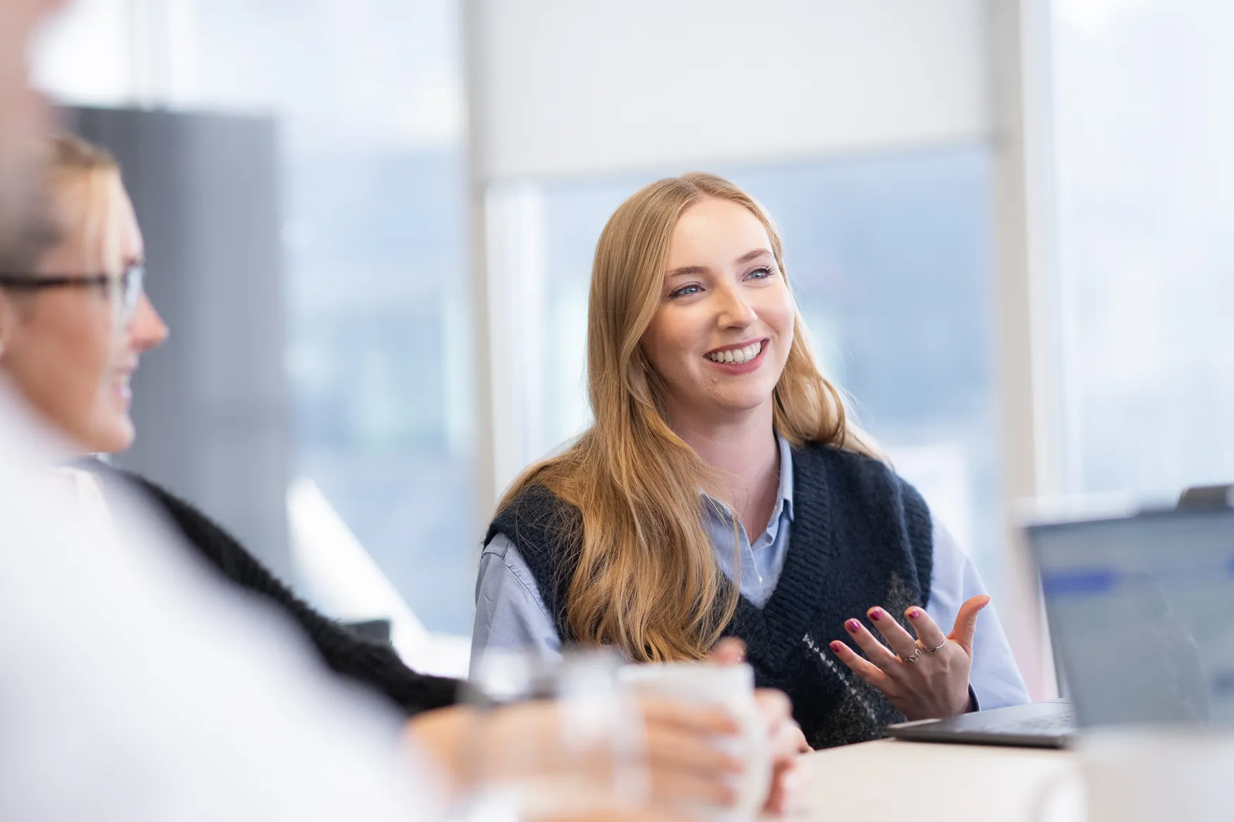 Langham Hall graduate program participant collaborating