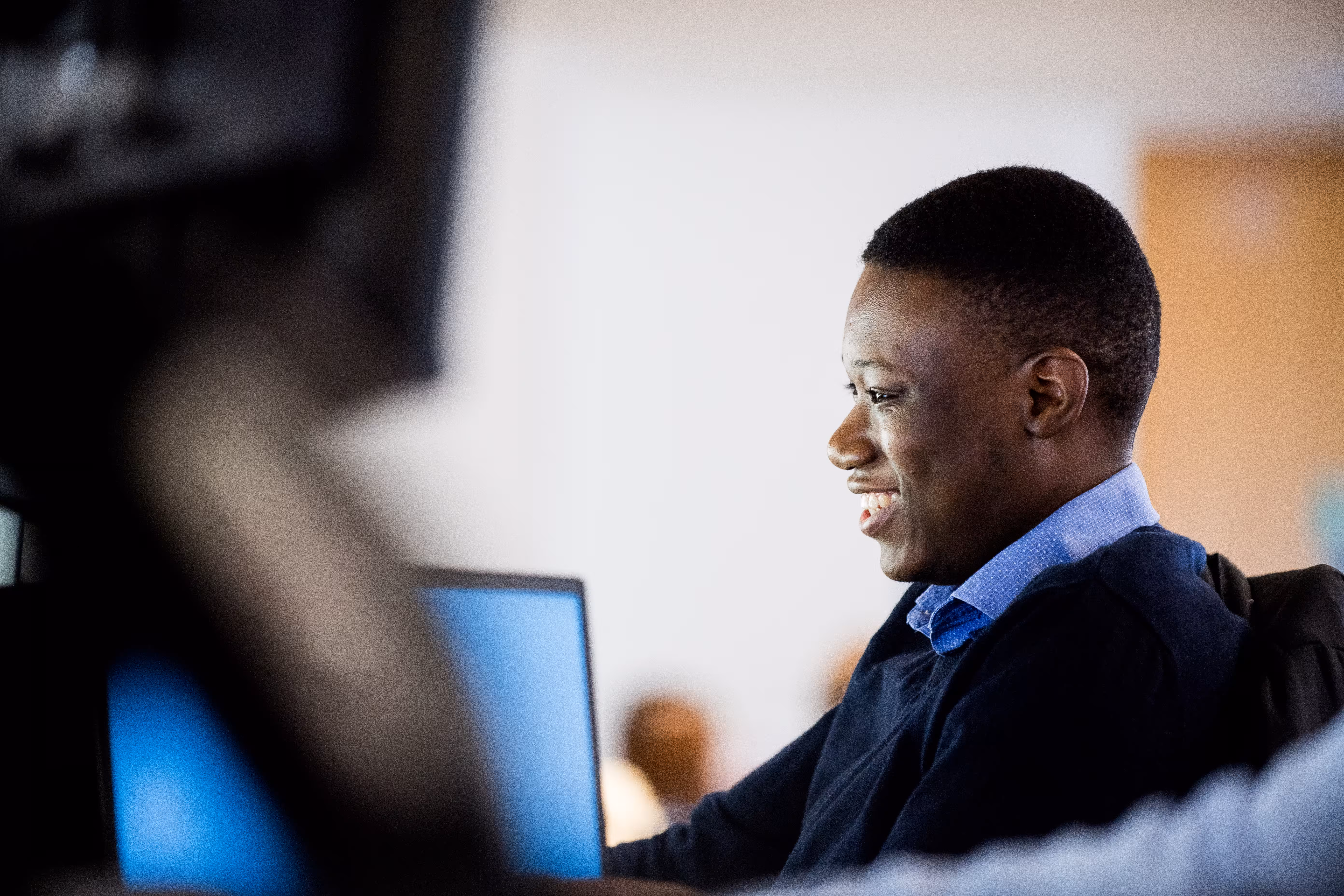 Image of a Langham Hall employee working