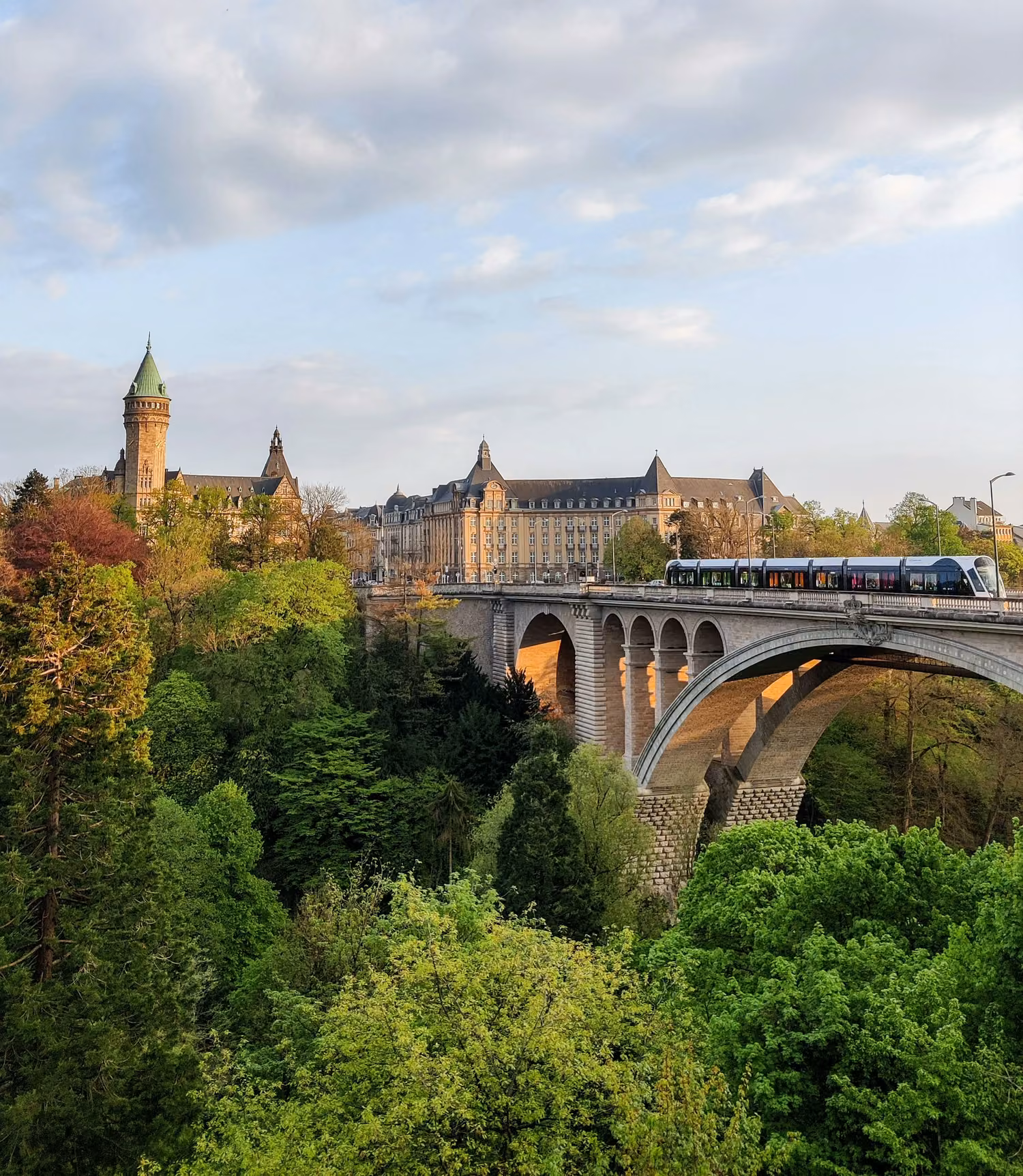 Luxembourg city skyline representing Langham Hall’s 2013 European expansion