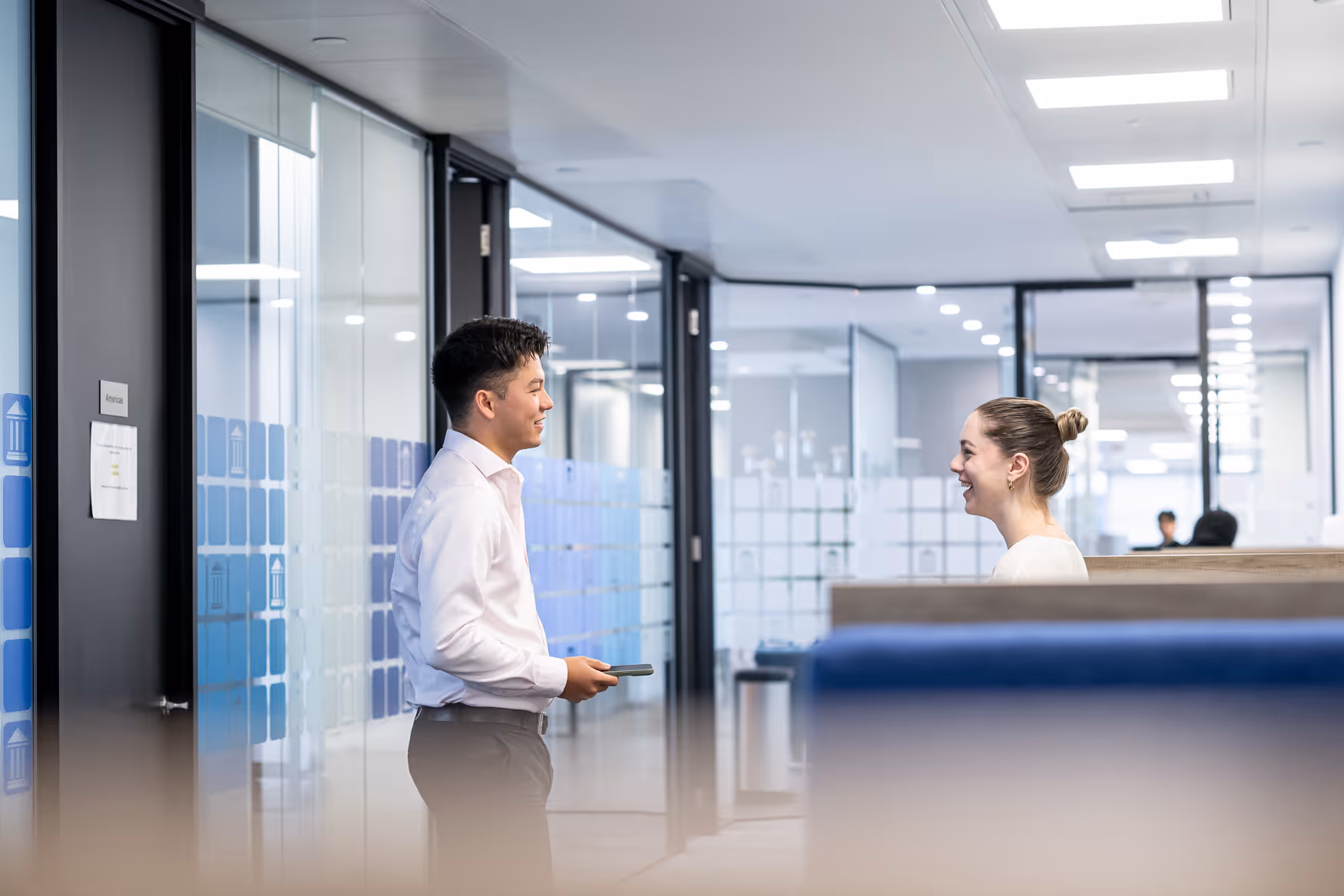 Two Langham Hall employees