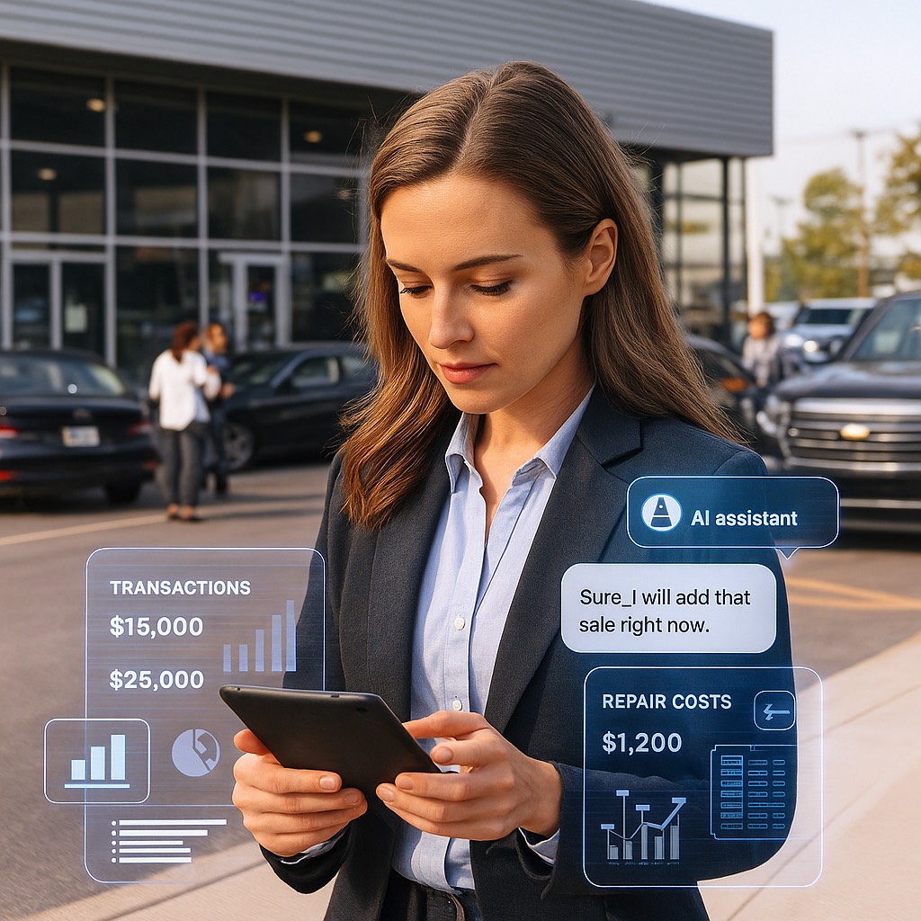 image of auto dealership service center