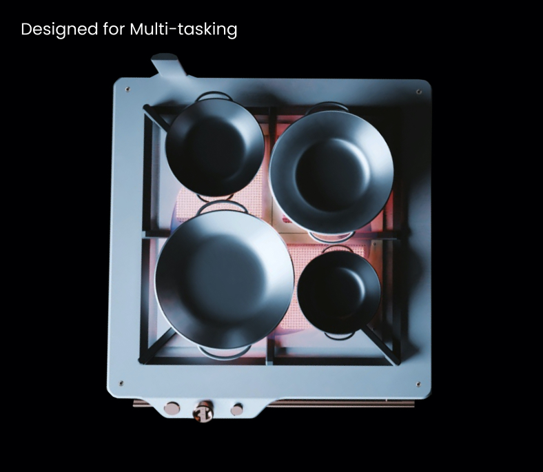 Flameless Grill Industrial Design For Agnisumukh