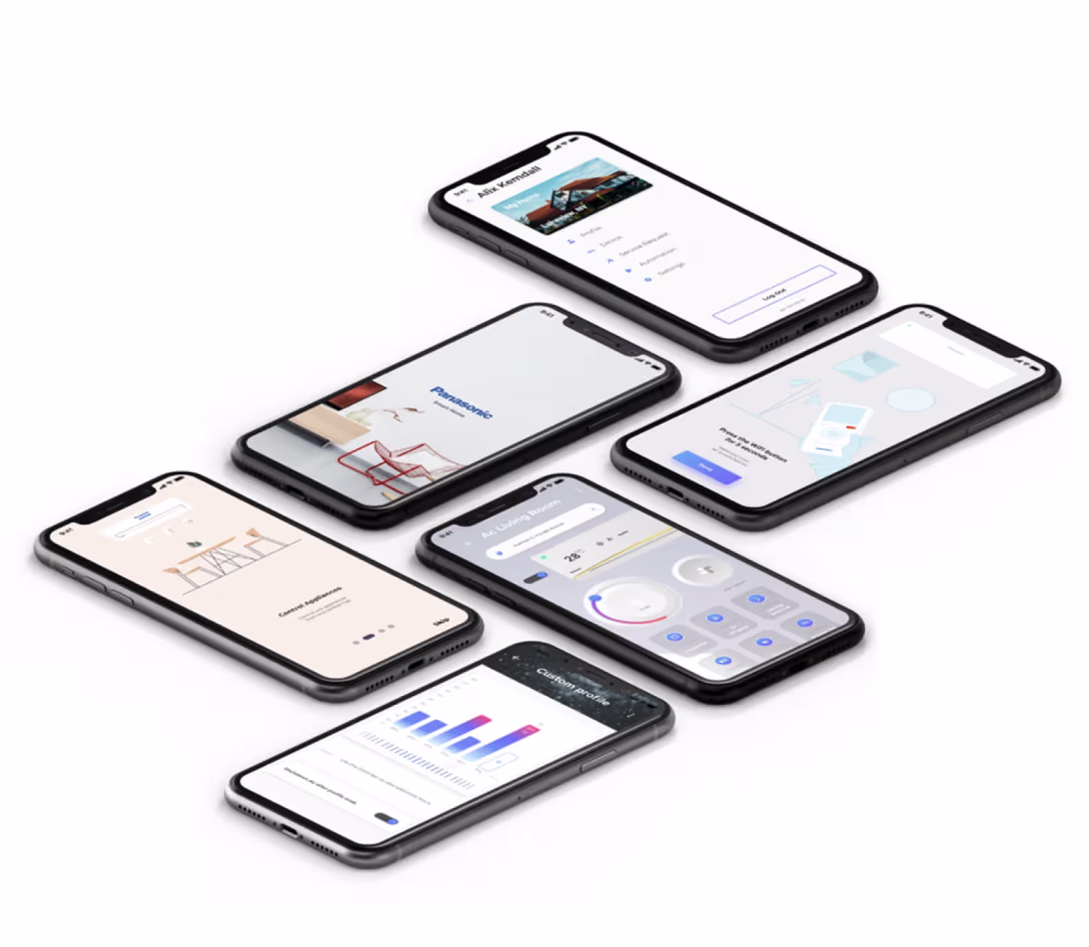 UI UX Design For Panasonic Miraie