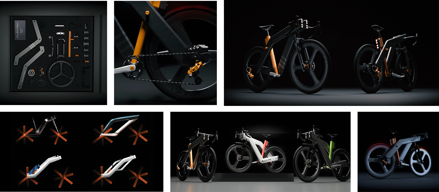 Flatpack Modular Bicycle: Designed for Manufacturing (DFM) Perfection