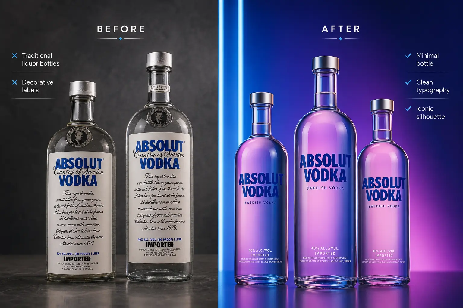 Absolut Vodka Product Redesign