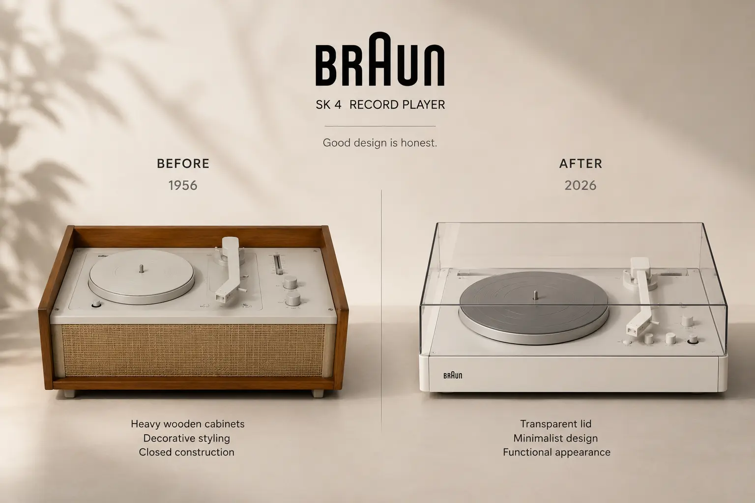 Braun SK4 Record Player Product Redesign