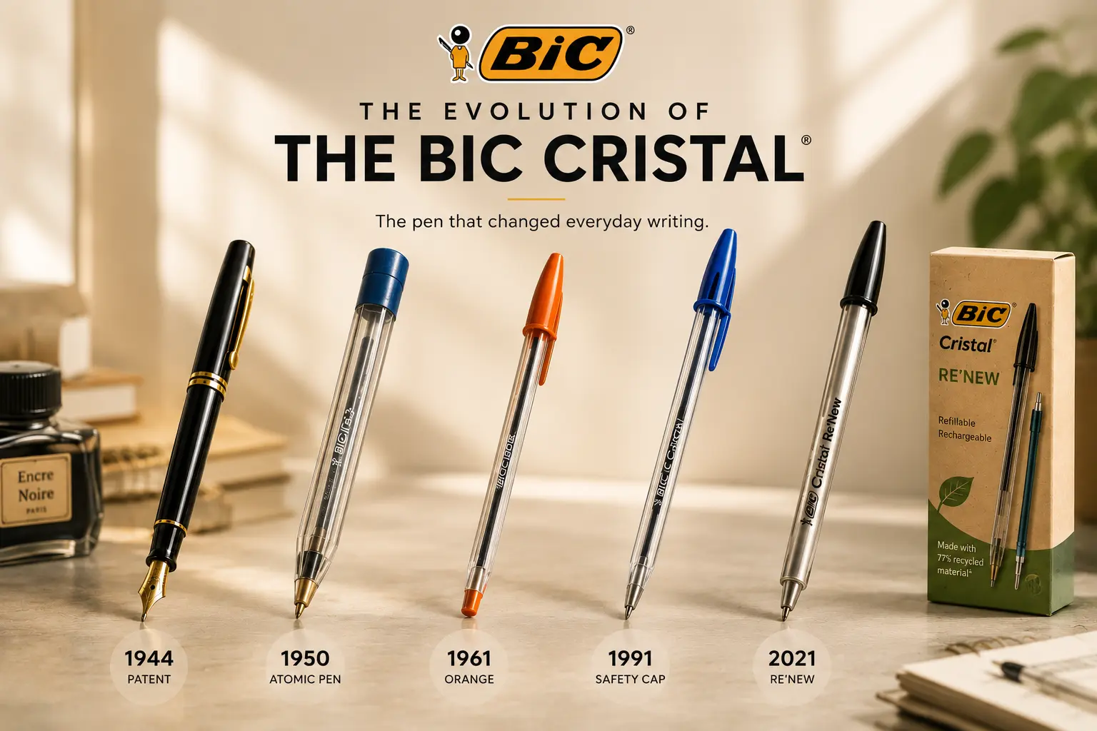 BIC Cristal Pen Product Redesign