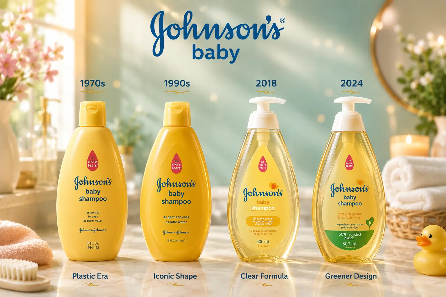 Johnson's Baby Shampoo Product Redesign