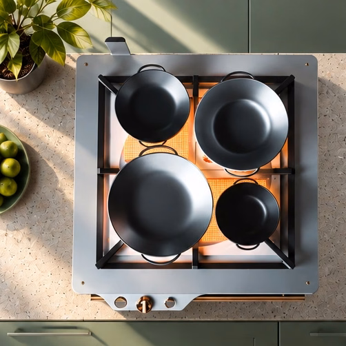 Agnisumukh kitchen stove designed by Analogy Design