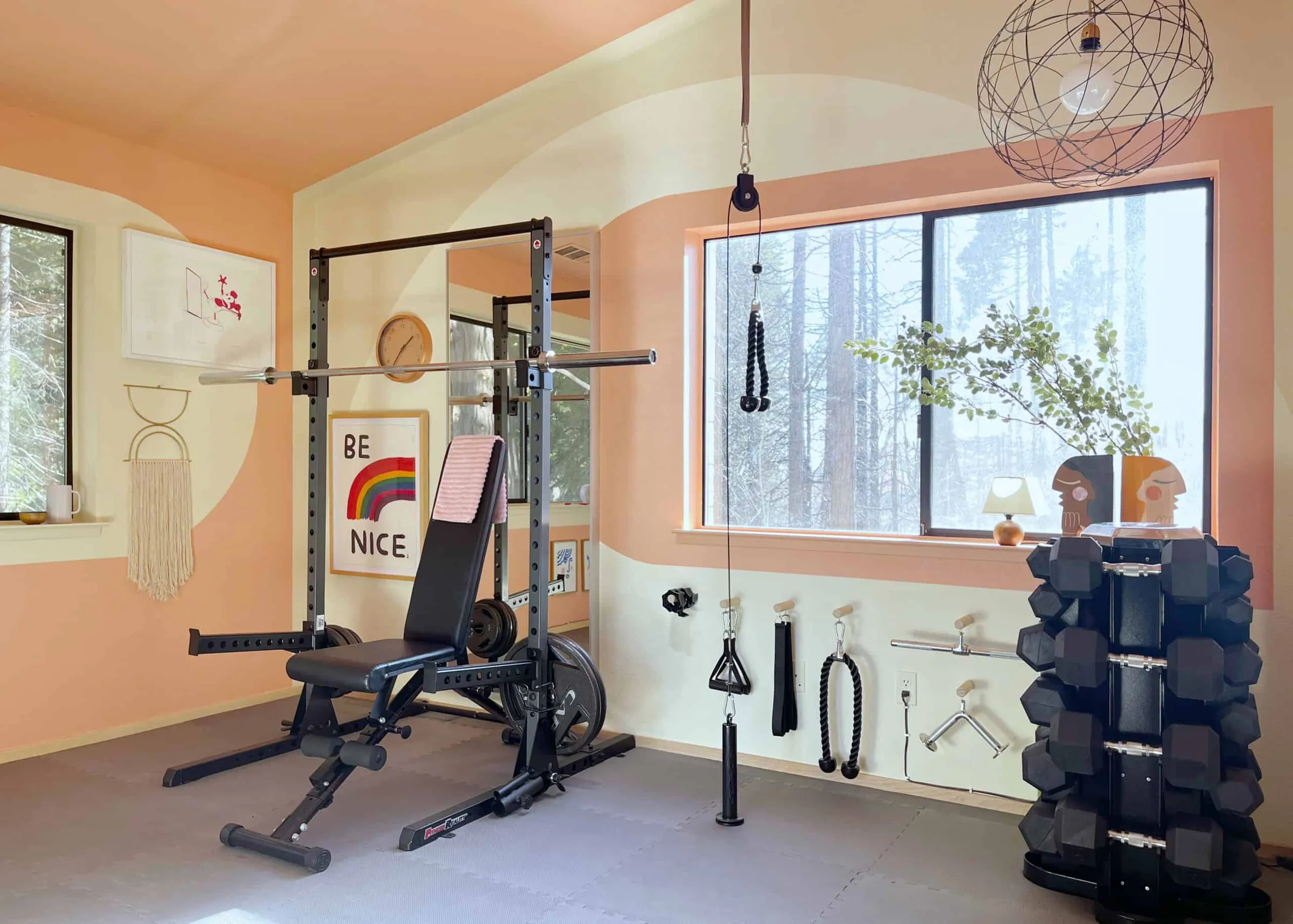 Home Gym Interiors Look Bad: Exercise Bike