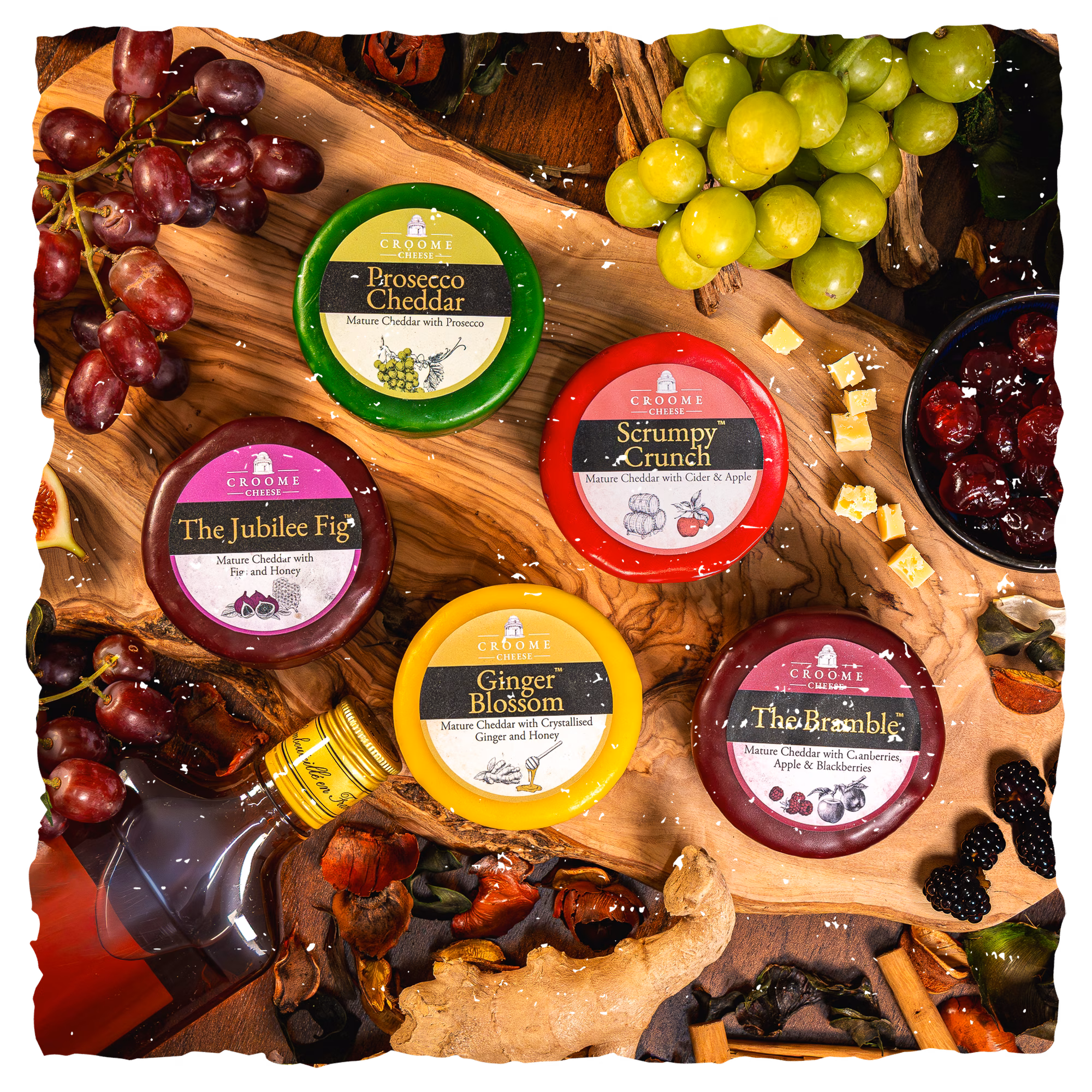 cheese selections from croome cheese